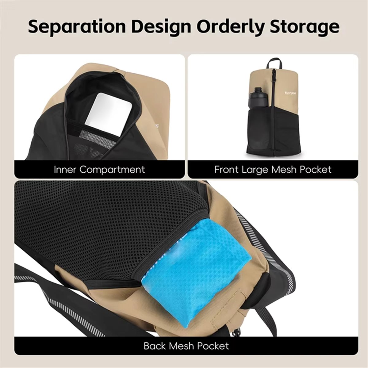 Cycling Backpack - حقيبة ظهر A61P للدراجات الهوائية، سعة