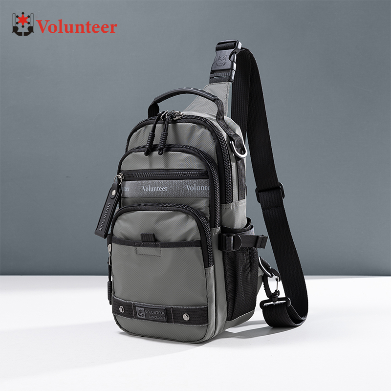 Cycling Backpack - VOLUNTEER 9L الرجال الرياضة حقيبة كروسبودي