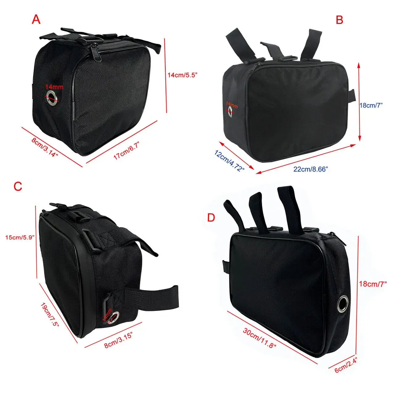 حقيبة إطار أنبوب الدراجة ، صند - مراجعة Cycling Gear Storage وسعره