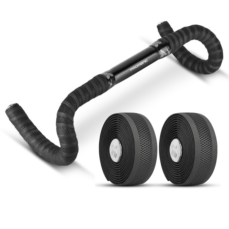 Promend-شريط أسود مانع للإنزلا - مراجعة Bike Handlebar Tape وسعره