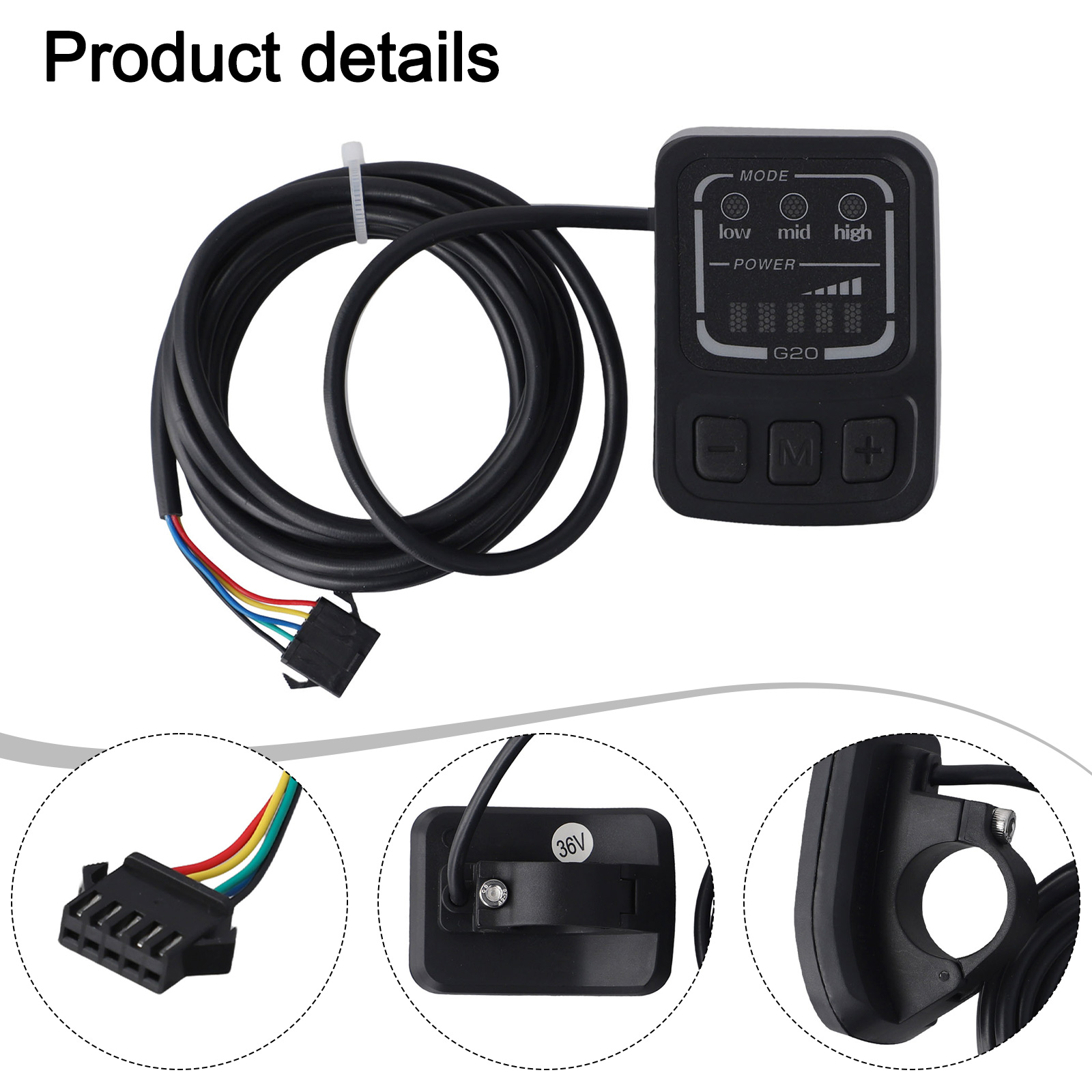 عداد طاقة LED بجهد 48 فولت مع  - مراجعة Cycling Gear Display وسعره