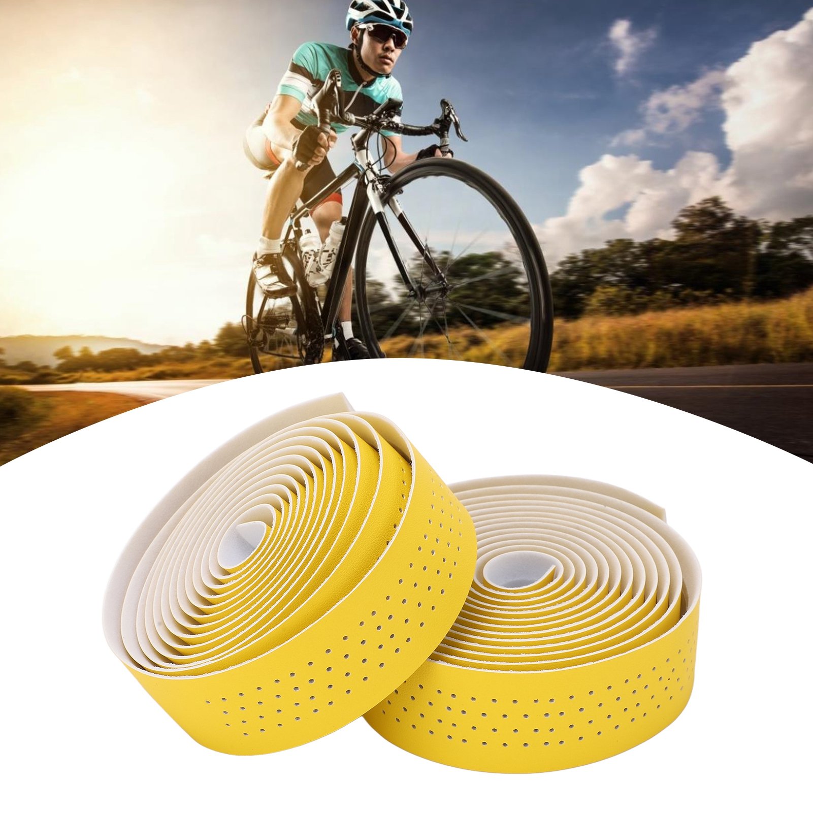 شريط مقود الدراجة الجبلية ماص  - مراجعة Bike Handlebar Tape وسعره