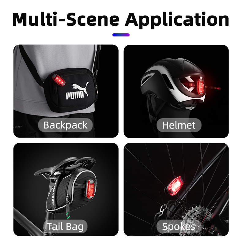 ROCKBROS الدراجة الخلفية ضوء د - مراجعة Cycling Gear Storage وسعره