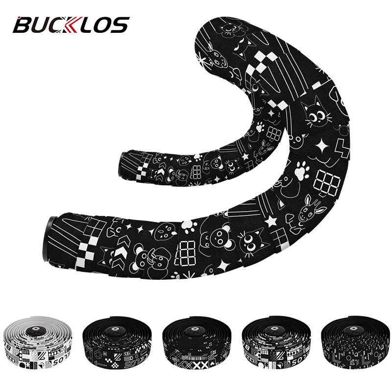 BUCKLOS الطريق دراجة أشرطة الم - مراجعة Bike Handlebar Tape وسعره